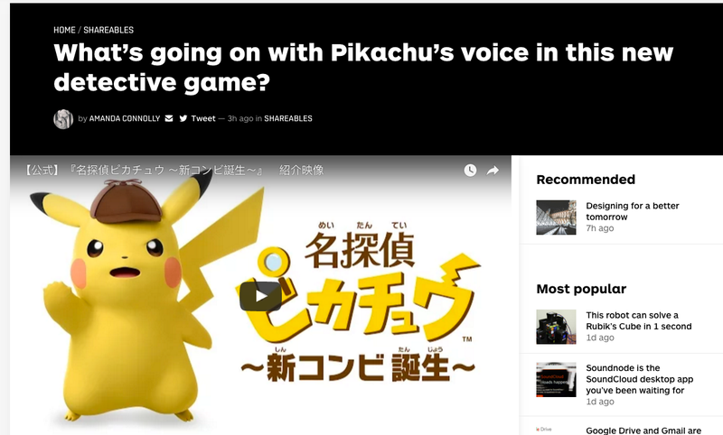 Illustration for article titled The New Pikachu Is Freaking People Out, Man